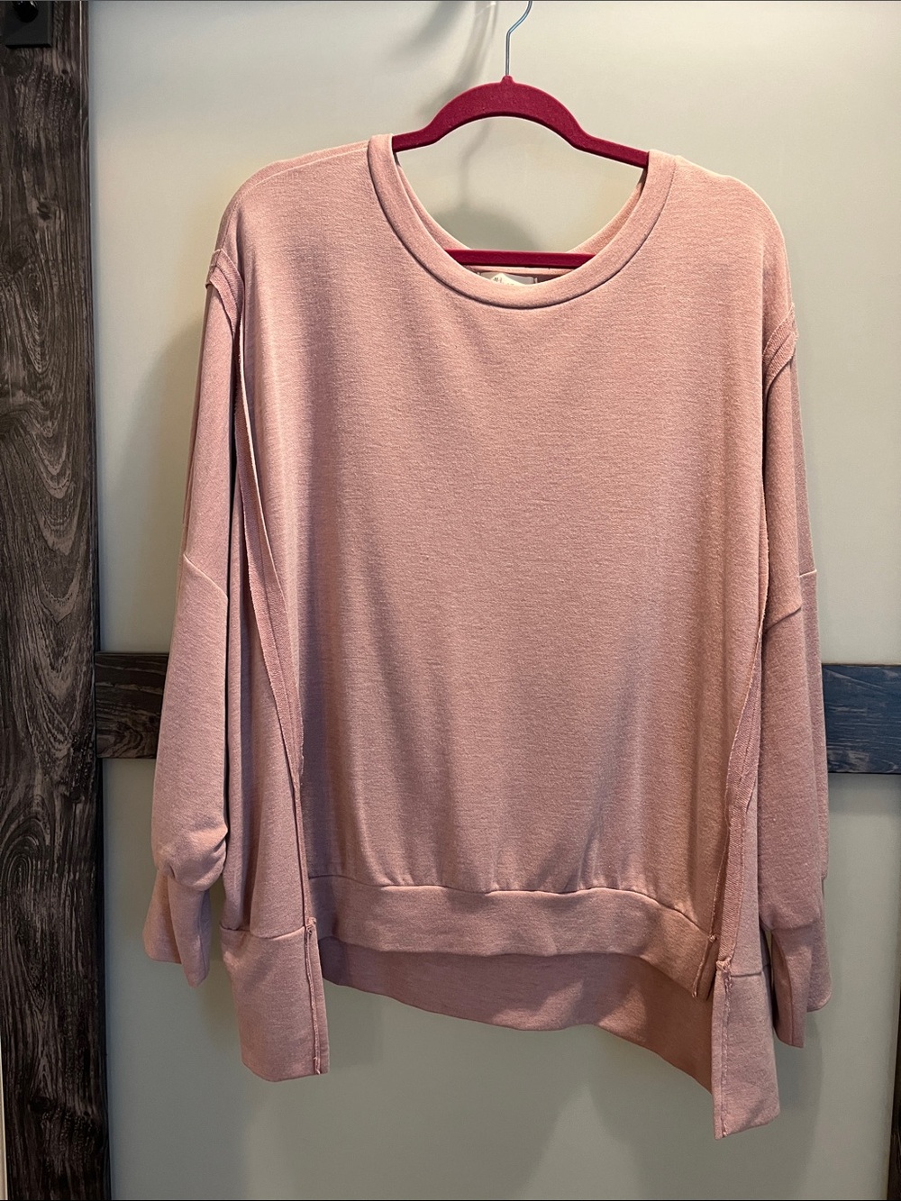 Millibon Pink Crewneck Top NWOT